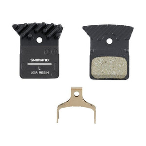Shimano L05A-RF Resin Disc Brake Pads & Spring with Fin