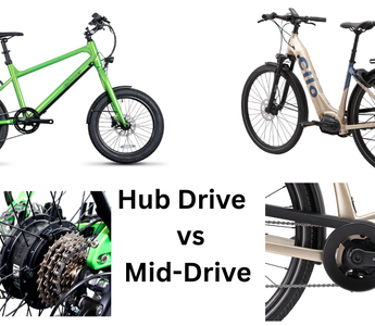 What's the difference between a hub-drive and a mid-drive E-bike?