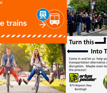 Frankston Trainline Disruption, bike commuting as an alternative