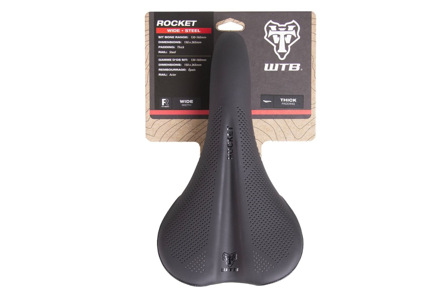 WTB Rocket Saddle Steel | Black