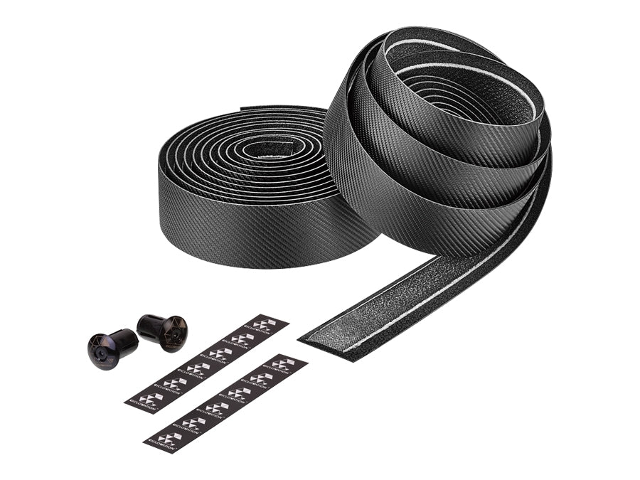 Ciclovation Advanced Leather Touch Bar Tape | 2D Carbon Black