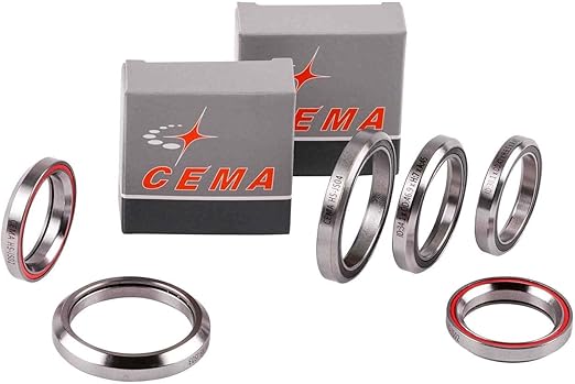 Cema 1.5" 40 x 51.8 x 8mm 36/45 Chrome headset bearing