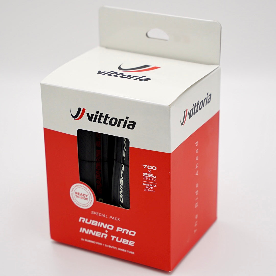 Vittoria Rubino Pro Twin Pack W/ Tubes 700c