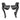Microshift Sword Black Drop Bar Shift Levers - 9 Speed