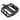 QBP Alloy MTB Platform Pedals with Removable Pins - 9/16"