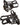 QBP Alloy Trekking Pedals with Toe Clips & Straps - 9/16"