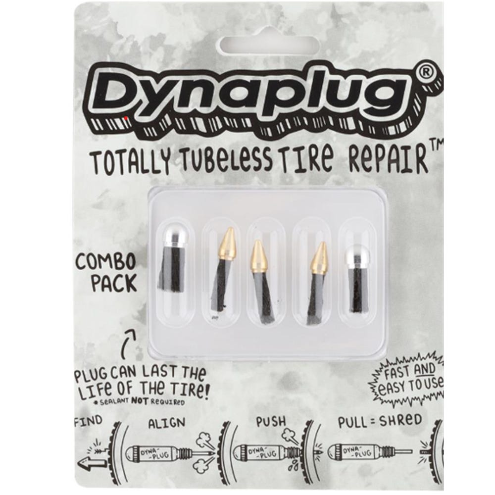 Dynaplug Tubeless Repair Replacement Plugs MTB Pak