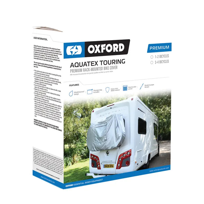 Oxford Premium Aquatex Heavy Duty Bike Cover for Touring | 3-4 Bikes