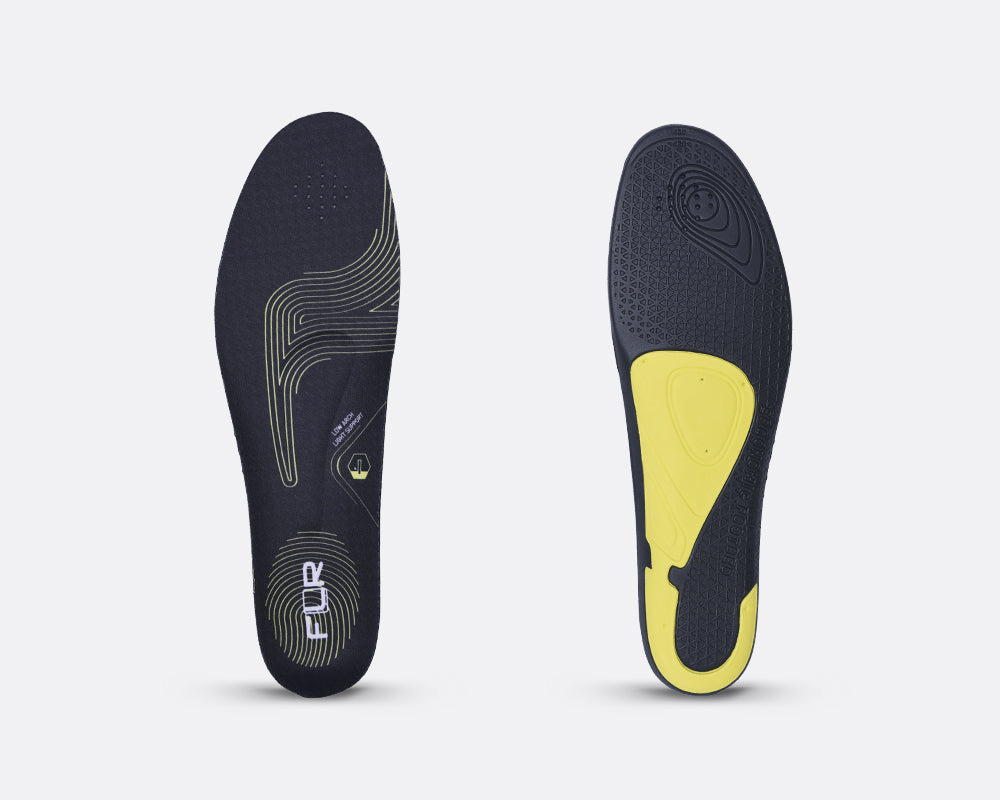 FLR Elite Footbed / Insole | Low Arch - Yellow