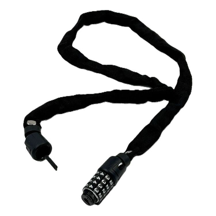 Jetblack Chain Combo Lock