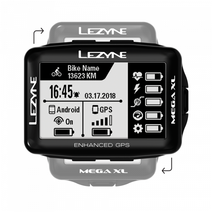 Lezyne Mega XL GPS Computer - Black