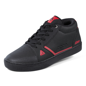 Afton Copper Flat MTB Shoes | Black & Red
