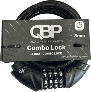 QBP Cable Lock Combo 8mm x 150cm