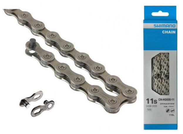 Shimano Chain Deore/105 HG601 11spd 116 Link w/Quicklink