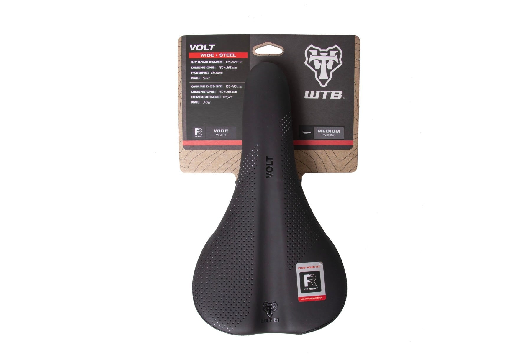 WTB Volt Saddle Steel | Black