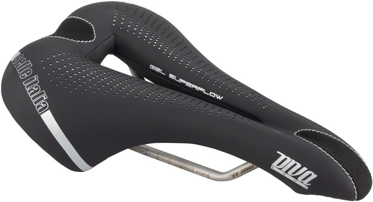 Selle Italia Diva Gel Superflow Titanium Women's Saddle